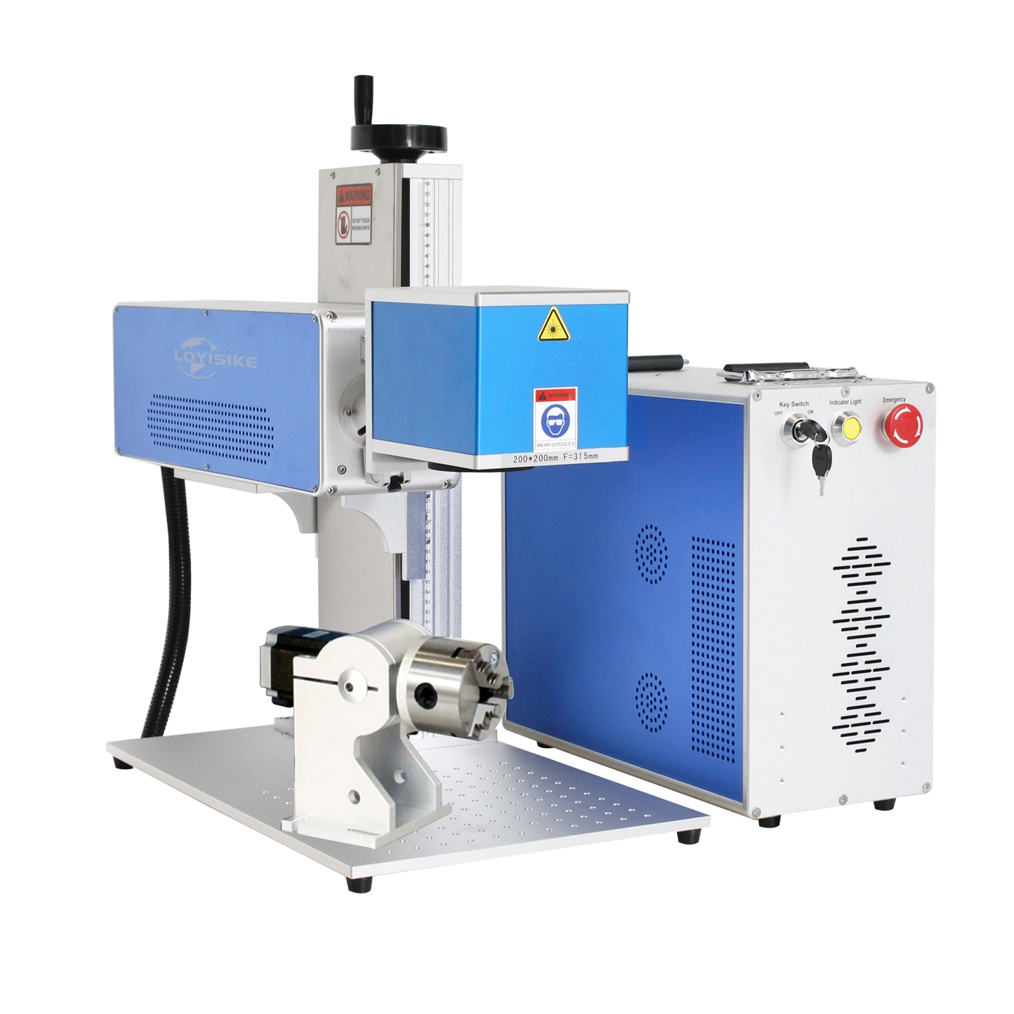 30W/35W/40W/55W CO2 Laser Engraver Wood Bamboo Leather Marking Machine 175*175mm Lens with D80 Rotary Axis