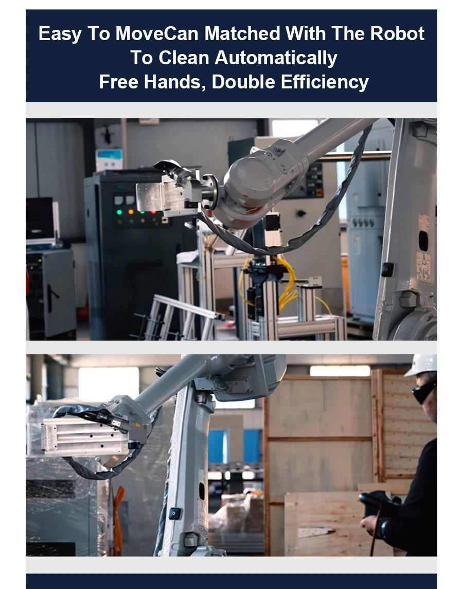 2000W Handheld Continuous Fiber Laser Cleaning Machine MAX Laser Source Fiber Laser Cleaner Metal Rust Removal Machine