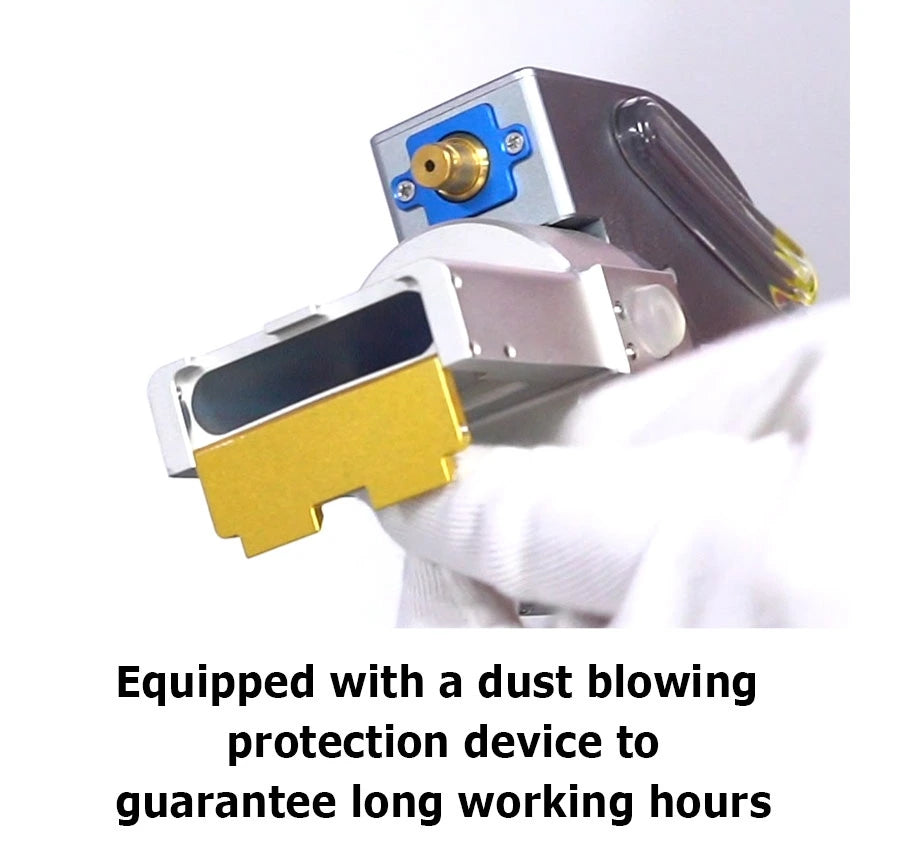 2000W Handheld Continuous Fiber Laser Cleaning Machine MAX Laser Source Fiber Laser Cleaner Metal Rust Removal Machine