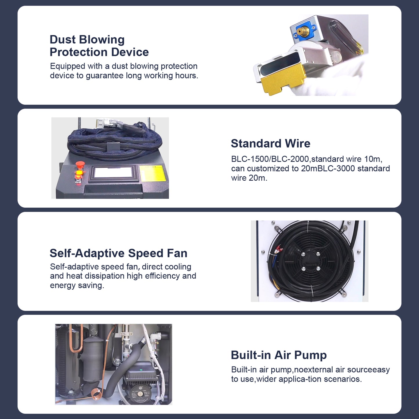 2000W Handheld Continuous Fiber Laser Cleaning Machine MAX Laser Source Fiber Laser Cleaner Metal Rust Removal Machine