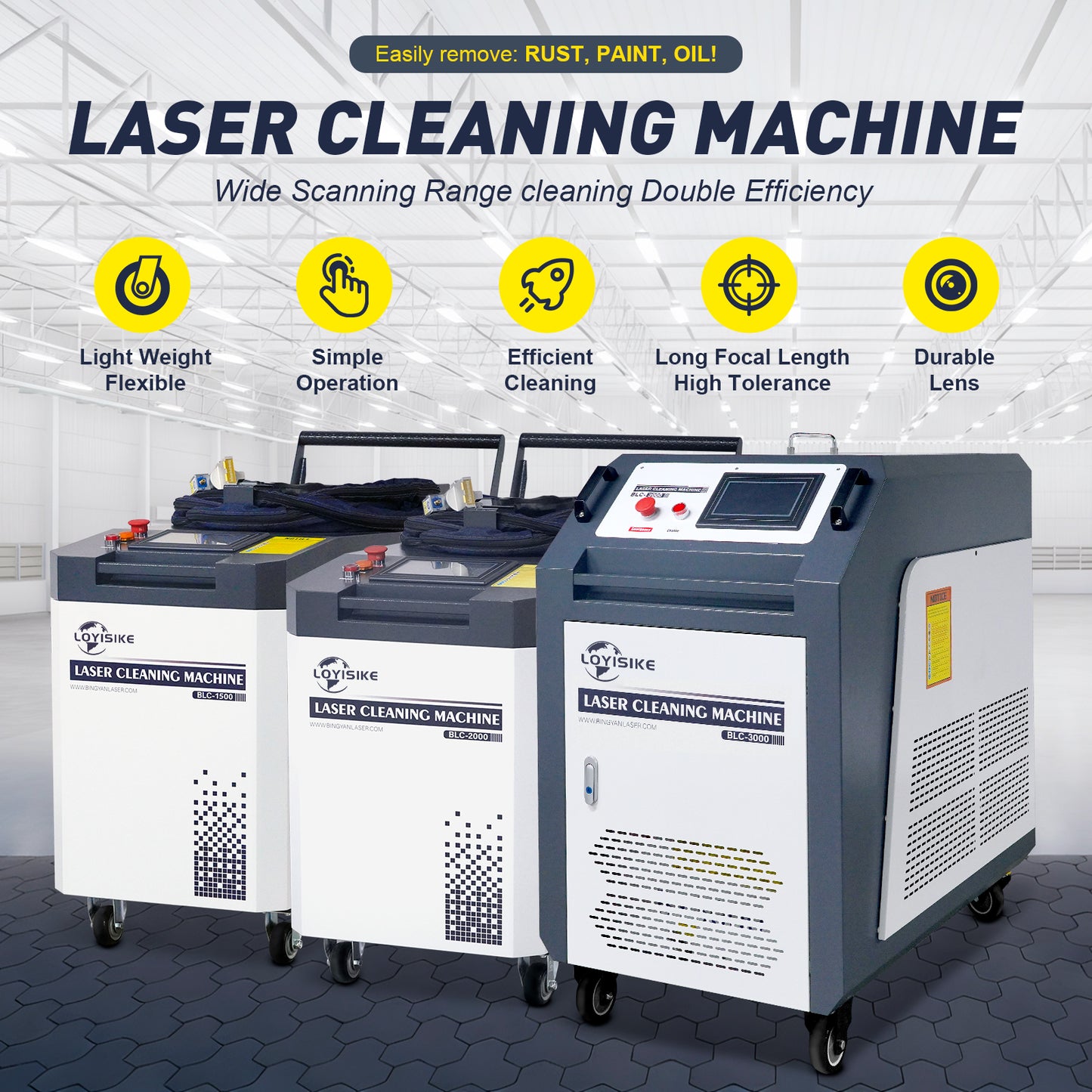 2000W Handheld Continuous Fiber Laser Cleaning Machine MAX Laser Source Fiber Laser Cleaner Metal Rust Removal Machine