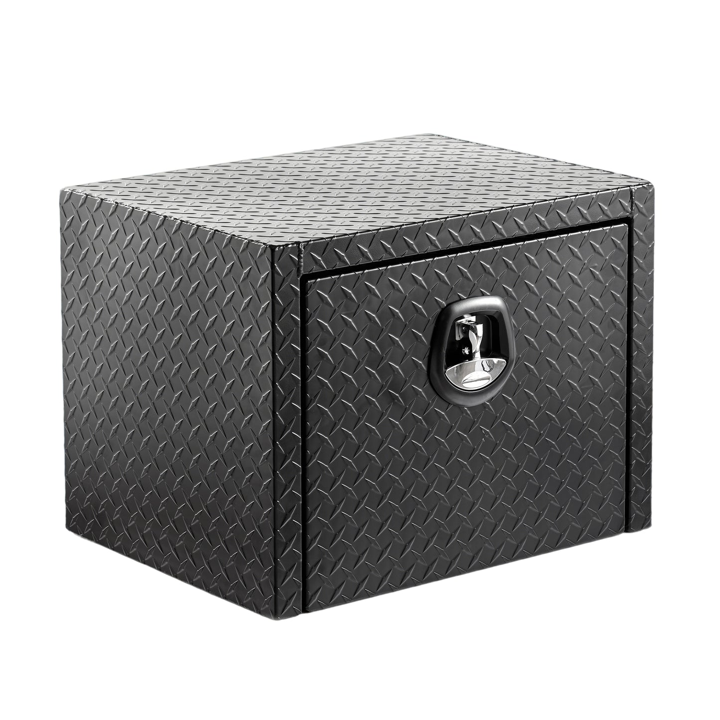 24 Inch Aluminum Underbody Truck Tool Box Heavy Duty Underbed Toolbox Tool Storage Organizer Chest Waterproof Diamond Thread Plate Ideal For Pickup Truck ATV RV Trailer