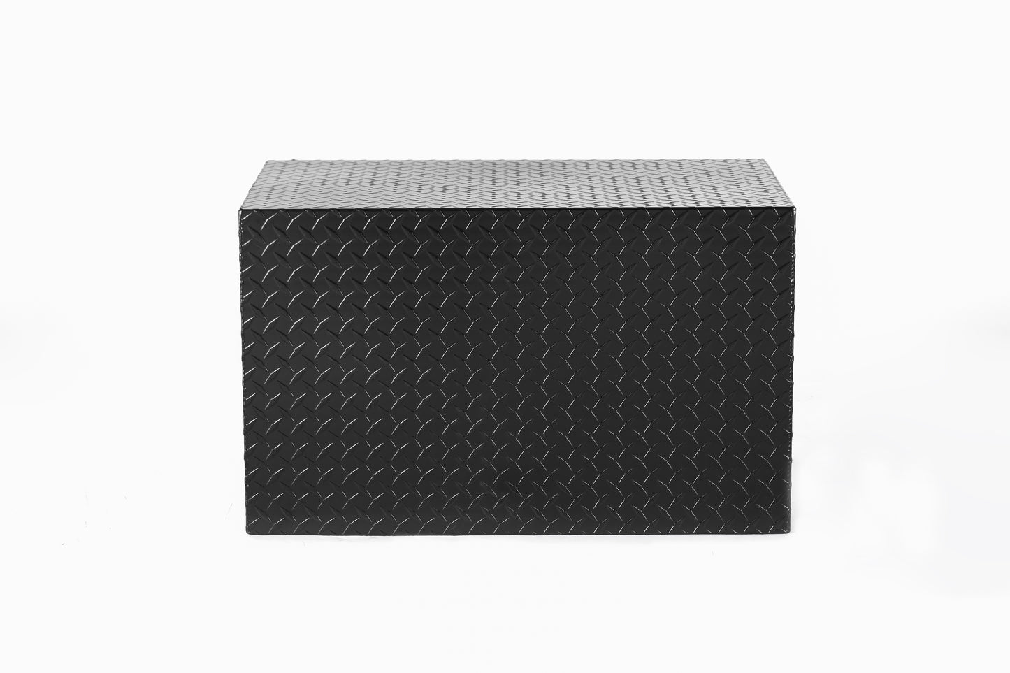 30 Inch Aluminum Underbody Truck Tool Box Heavy Duty Underbed Toolbox Tool Storage Organizer Chest With Lock And Keys, Waterproof Trailer Box, Extra Thick Diamond Thread Plate Matte Black Finish