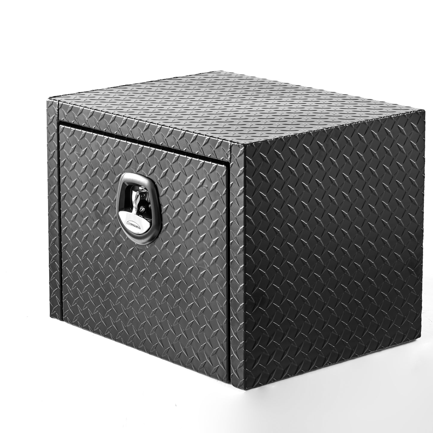 24 Inch Aluminum Underbody Truck Tool Box Heavy Duty Underbed Toolbox Tool Storage Organizer Chest Waterproof Diamond Thread Plate Ideal For Pickup Truck ATV RV Trailer