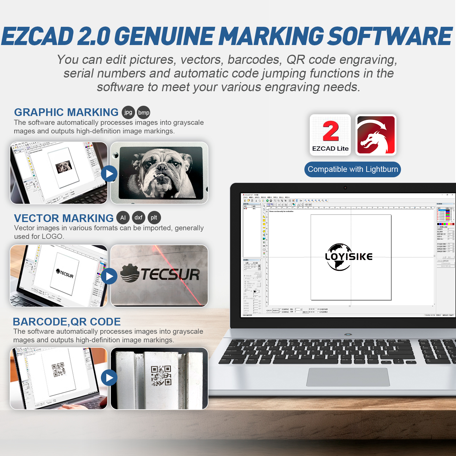 Split Fiber Laser Engraver