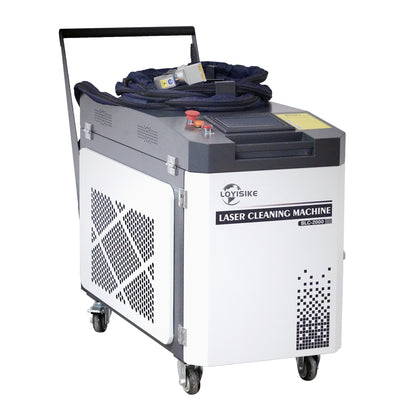 MAX 1500W 2000W 3000W Handheld Continuous Laser Rust Removal Water Cooled Fiber Laser Cleaning Machine For Metal Rust Oil Paint Stains Coating Removal