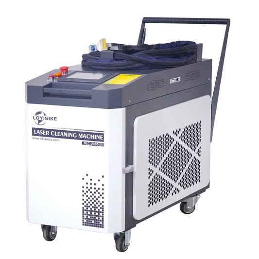 2000W Handheld Continuous Fiber Laser Cleaning Machine MAX Laser Source Fiber Laser Cleaner Metal Rust Removal Machine