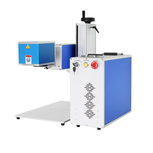 COHERENT 30W CO2 Laser Engraver Wood Bamboo Leather Marking Machine 175*175mm Lens with Rotary Axis