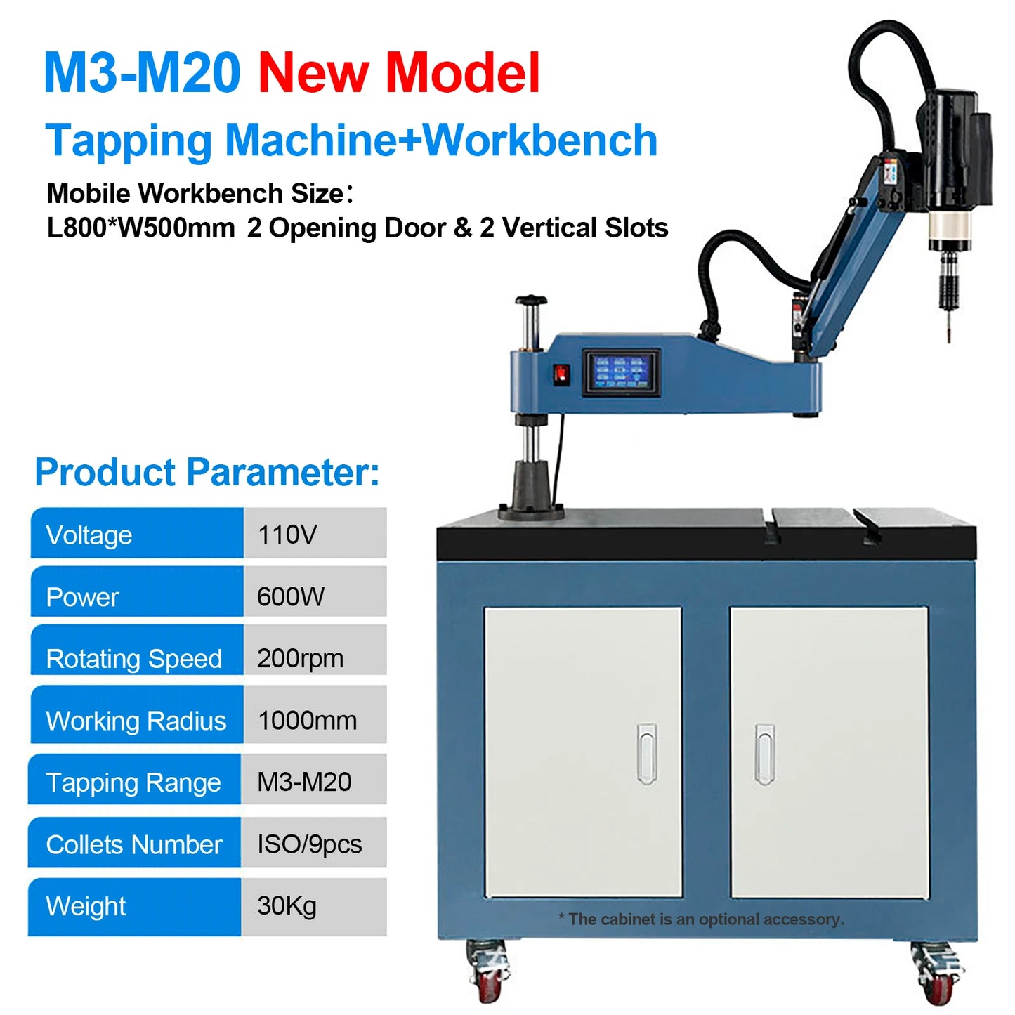 M3-M12 Electric Tapping Machine