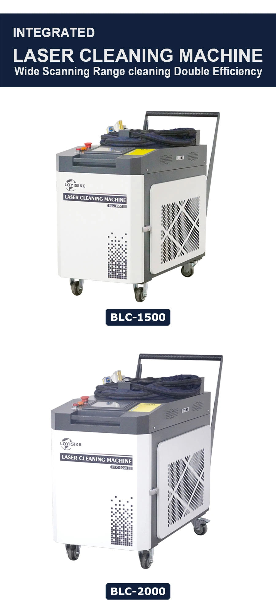 MAX 1500W 2000W 3000W Handheld Continuous Laser Rust Removal Water Cooled Fiber Laser Cleaning Machine For Metal Rust Oil Paint Stains Coating Removal