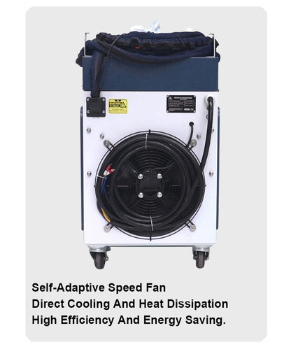 MAX 1500W 2000W 3000W Handheld Continuous Laser Rust Removal Water Cooled Fiber Laser Cleaning Machine For Metal Rust Oil Paint Stains Coating Removal