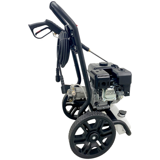 US Stock 3500PSI Gas Pressure Washer, 2.5GPM Gas Powered High Pressure Washer with 212CC RATO Engine, 5PCS Adjustable Nozzles, Onboard Soap Tank, Spray Gun and Wand, Multi use. Black Color