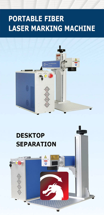 30W JPT LP+ Fiber Lasesr Engraver 175x175mm Marking Area Fiber Laser Marking Machine for Metal & Jewelry with D80 Rotary Axis