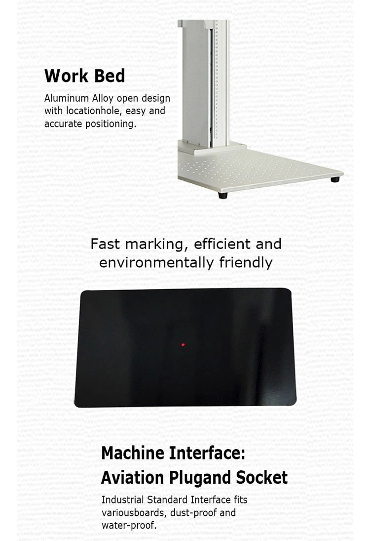30W JPT LP+ Fiber Lasesr Engraver 175x175mm Marking Area Fiber Laser Marking Machine for Metal & Jewelry with D80 Rotary Axis