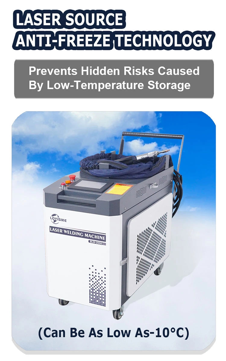 1500W Water Cooled Fiber Laser Welding Machine Continuous Fiber Laser Welder Stainless Steel Carbon Steel  Aluminum Alloy Welding Machine