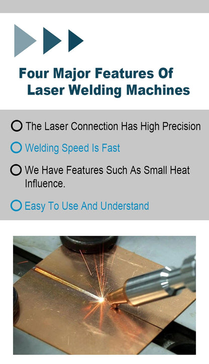 1500W Water Cooled Fiber Laser Welding Machine Continuous Fiber Laser Welder Stainless Steel Carbon Steel  Aluminum Alloy Welding Machine