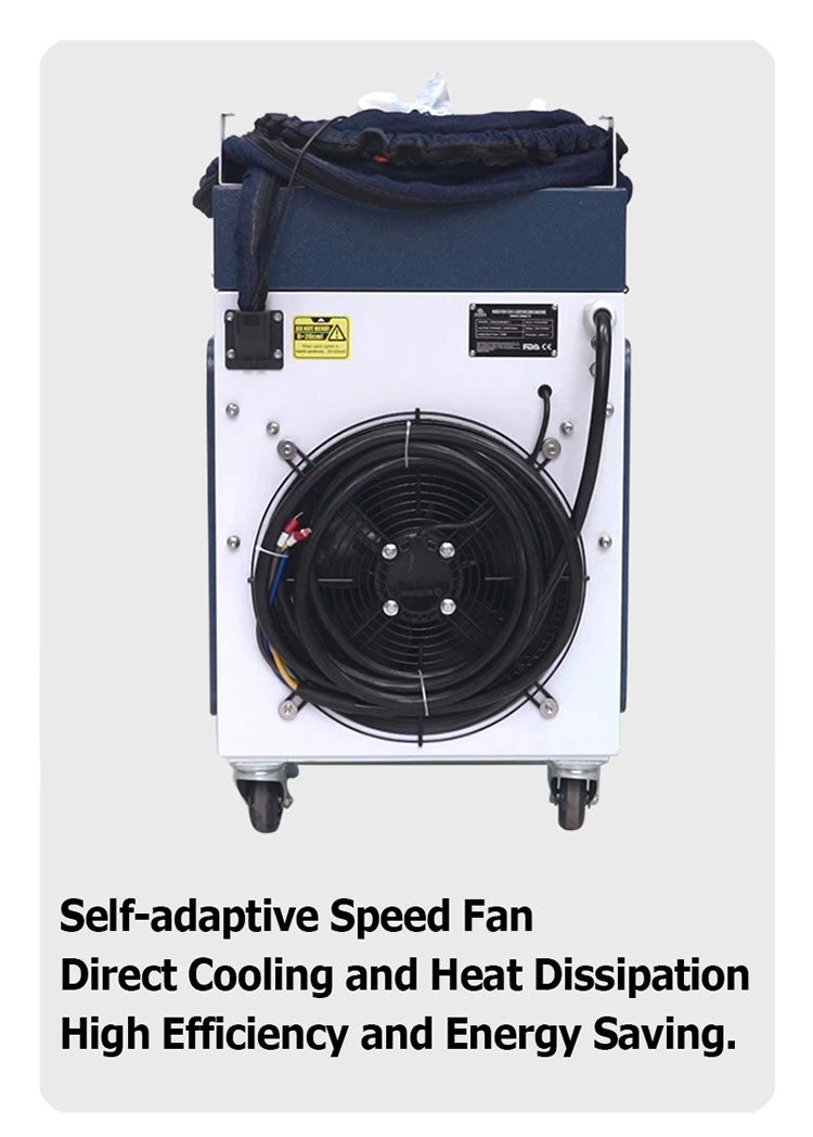 1500W Water Cooled Fiber Laser Welding Machine Continuous Fiber Laser Welder Stainless Steel Carbon Steel  Aluminum Alloy Welding Machine