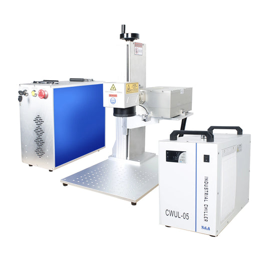 3W UV Laser Marking Machine 355nm UV Laser Engraver For Glass Leather Wood Acrylic with D80 Rotary Axis FDA Certificated