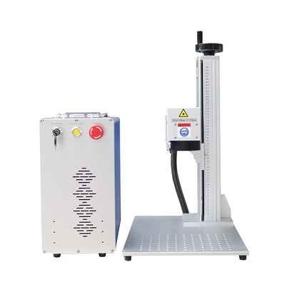 30W JPT LP+ Fiber Lasesr Engraver 175x175mm Marking Area Fiber Laser Marking Machine for Metal & Jewelry with D80 Rotary Axis