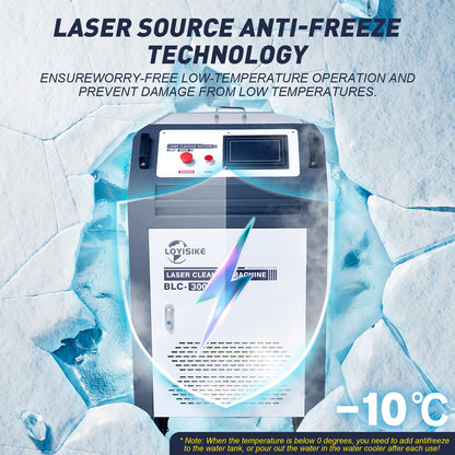 MAX 1500W 2000W 3000W Handheld Continuous Laser Rust Removal Water Cooled Fiber Laser Cleaning Machine For Metal Rust Oil Paint Stains Coating Removal