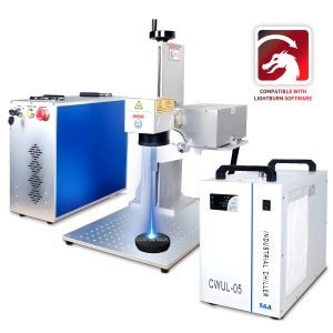 20W JPT UV Laser Engraving Machine 175x175mm Lens Water Cooling UV Laser Marking Machine For Glass, Metal, Plastic, Wood, Jewelry DIY Crafts