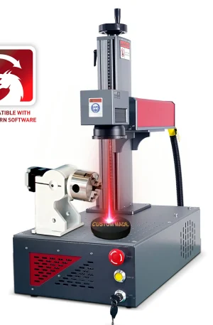 Desktop 20W/30W/50W MAX Fiber Laser Engraver 110x110mm Marking Area Fiber Laser Marking Machine Compatible with Lightburn - Image 5