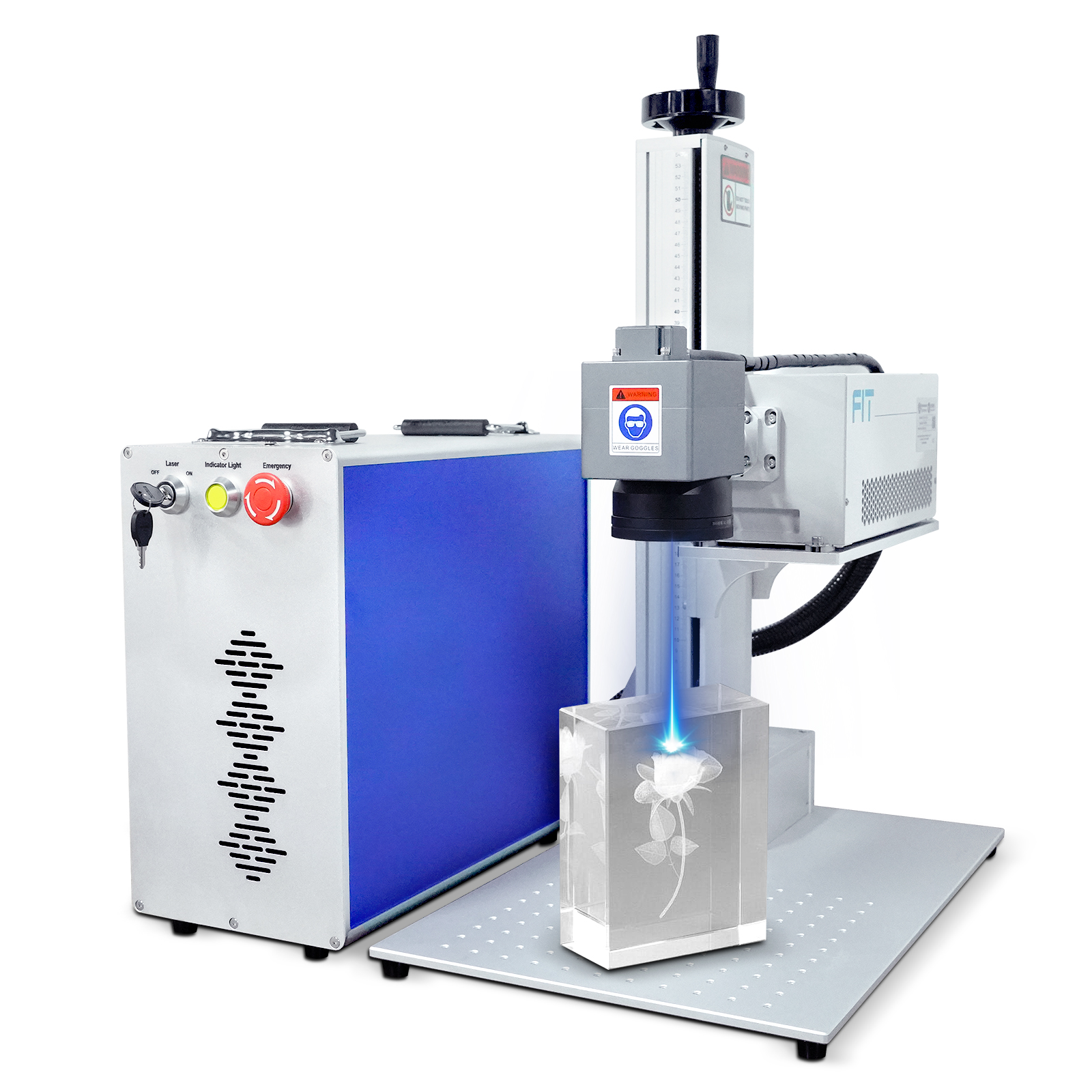 Split Type 3D Crystal Acrylic Internal Laser Engraving Machine for Photo Crystal, Souvenir, and Gift Customization - Image 1