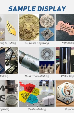 Desktop 20W/30W/50W Fiber Laser Laser Engraver Laser Marking Machine Lightburn Compatible - Image 2