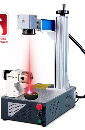 Desktop 20W/30W/50W Fiber Laser Laser Engraver Laser Marking Machine Lightburn Compatible - Image 1