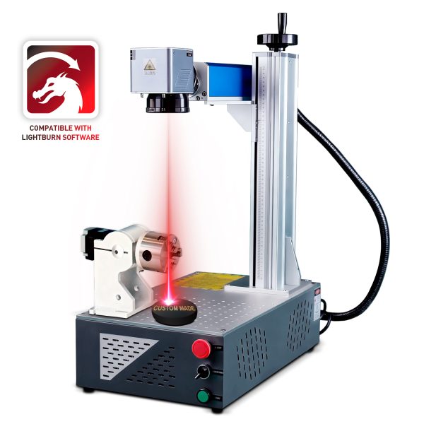 Desktop 20W/30W/50W Fiber Laser Laser Engraver Laser Marking Machine Lightburn Compatible