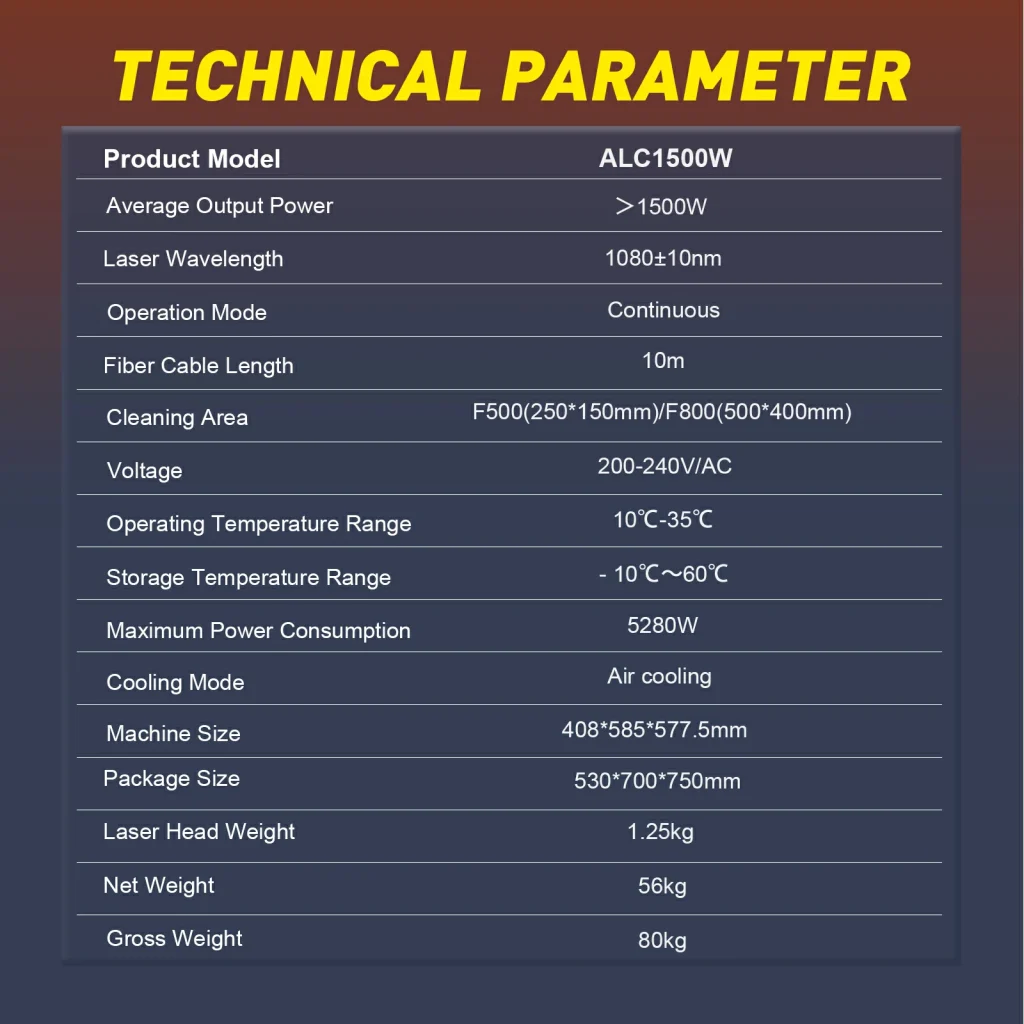 Continuous laser cleaning machine