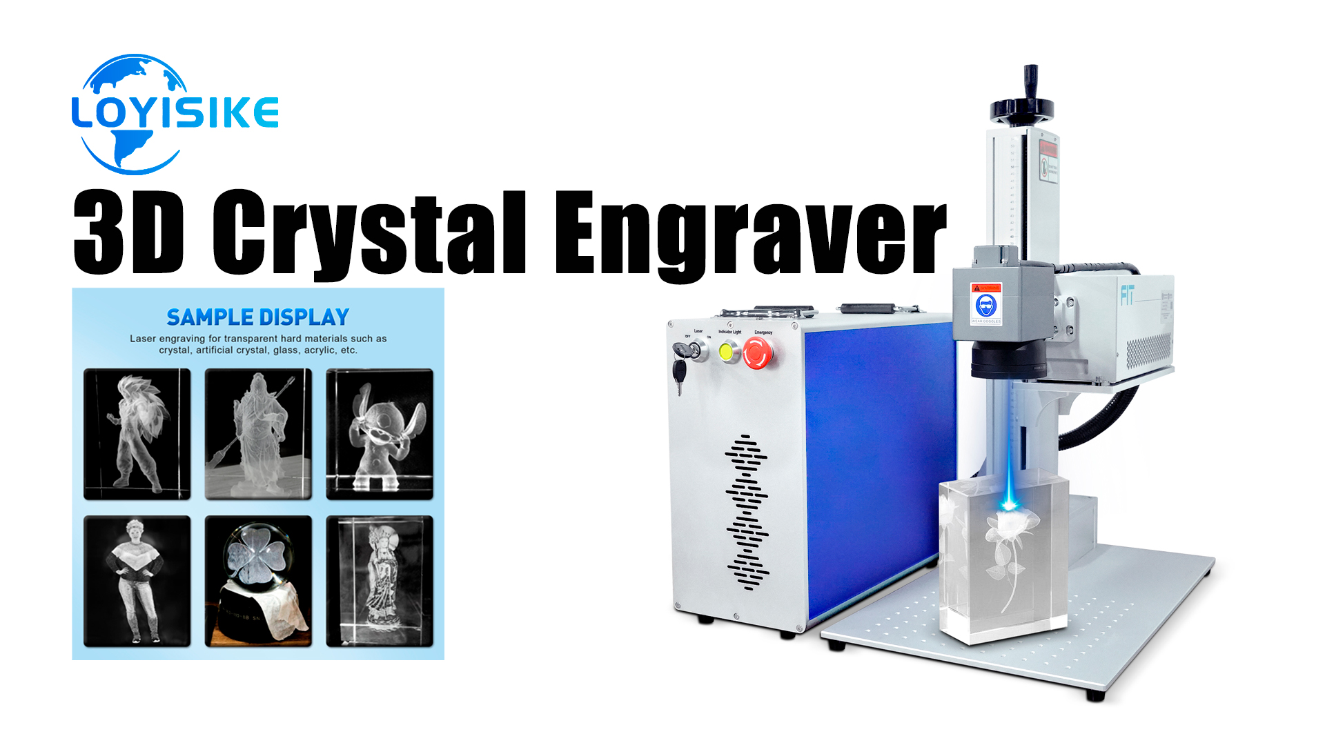 Professional 3D Laser Crystal Inner Engraving Machine – High-Precision Sub-surface Etching Solution